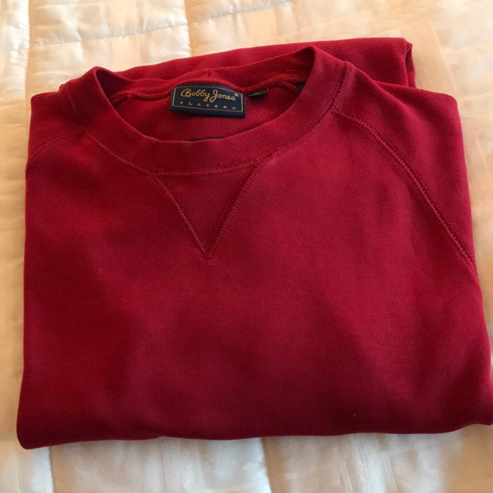 Premium cotton Bobby Jones red sweater! Size M